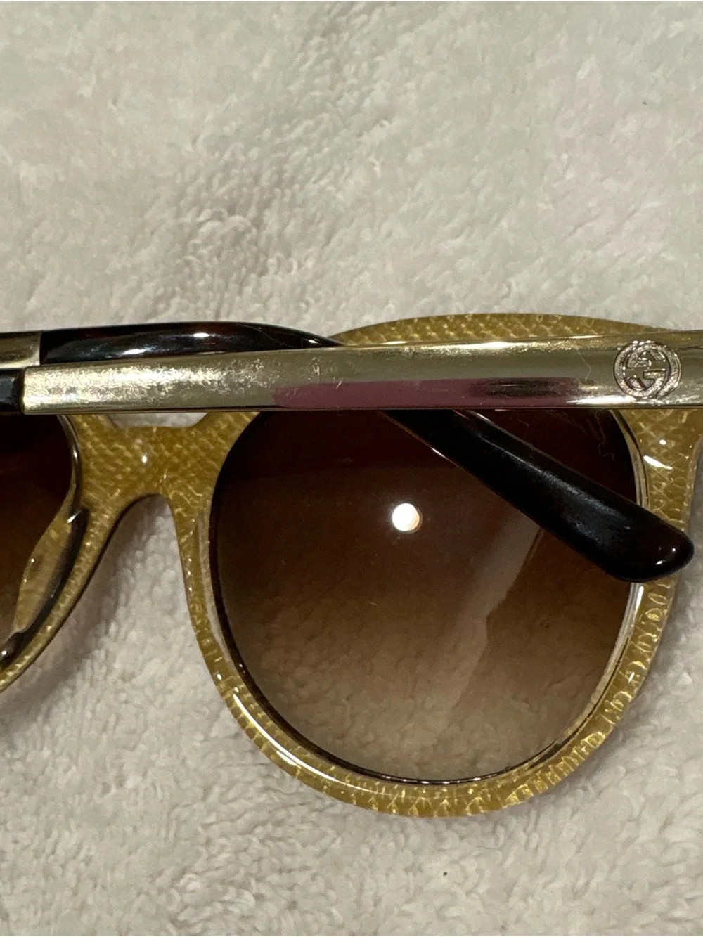 Gucci Tortoiseshell Round Sunglasses - Brown Gradient